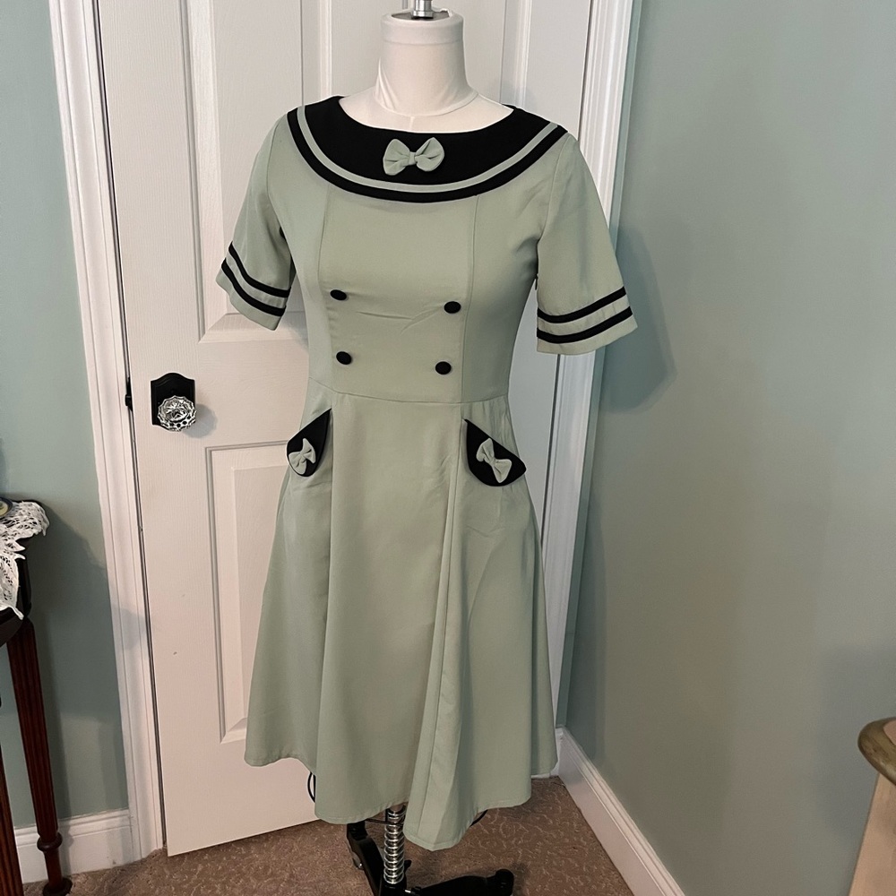 Vintage Repro 1940s 1950s Pinup Dress